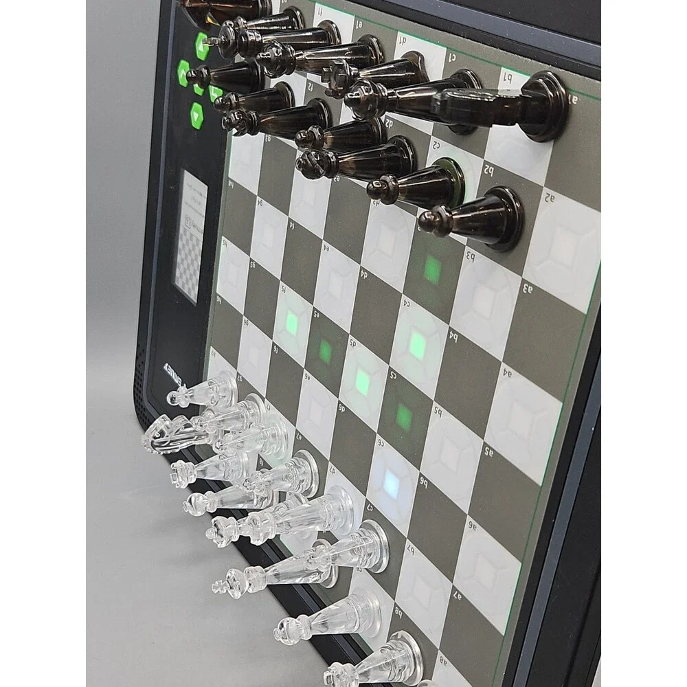 Electronic Chess Board L6 with LED Lights, Computer Chess Set with Piece Charger